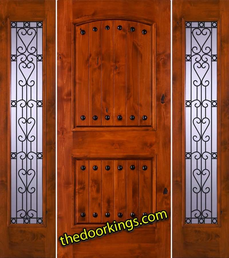 sw62 knotty alder with two sw53 sidelites